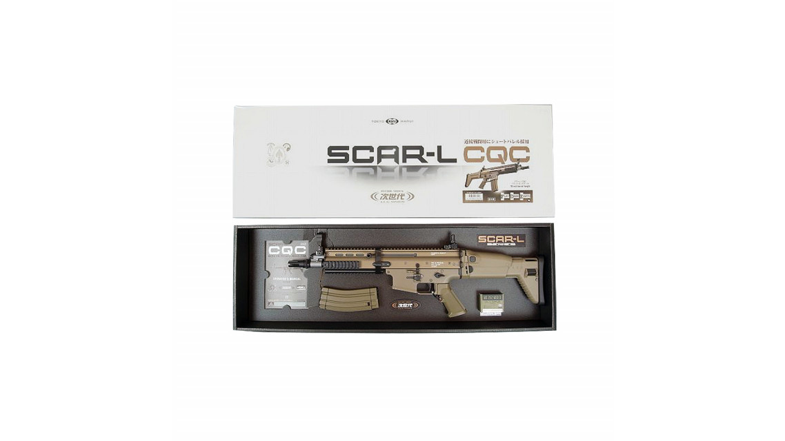 TOKYO MARUI SCAR-L CQC AEG Rifle (Dark Earth, Next Gen) MPN: SCAR
