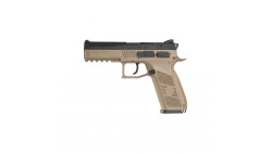 KJ WORKS CZ 75 P-09 Duty GBB Pistol (ASG, CO2, TAN)