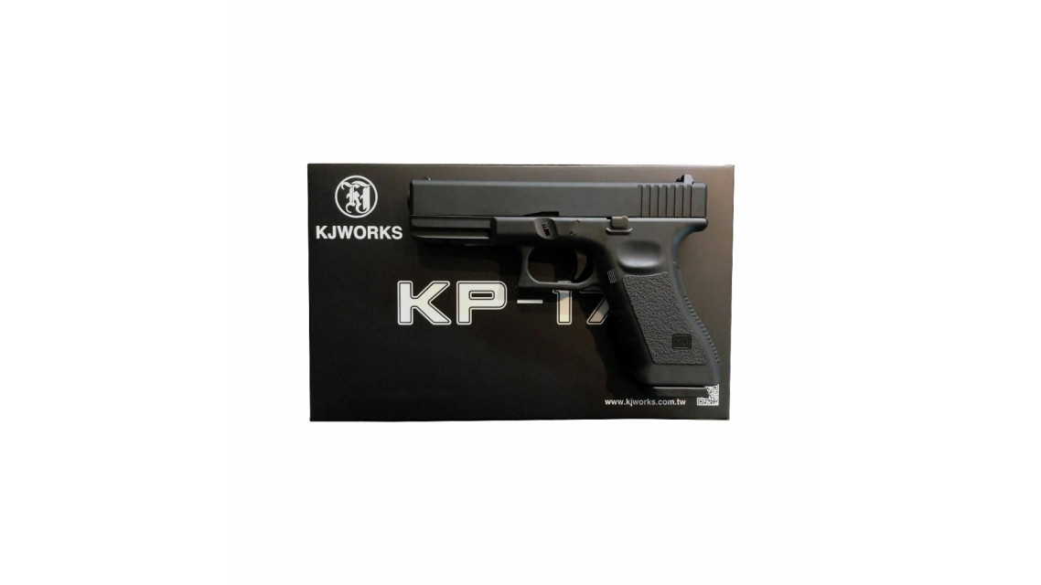 KJ WORKS KP-17 GBB Pistol Airsoft (G17  Black Gas)