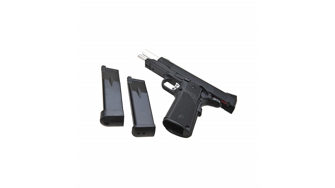 KJ WORKS KP-05 Hi-CAPA GBB Pistol (Metal, Black, GAS & CO2)