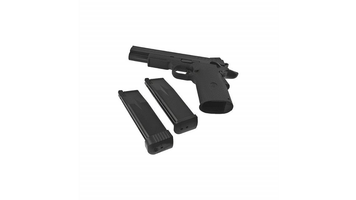KJ WORKS KP-08 HI-CAPA GBB Pistol (Metal, Black, GAS & CO2)