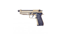 KJ WORKS M9A1 TBC GBB Pistol  (Full Metal, TAN, Gas)