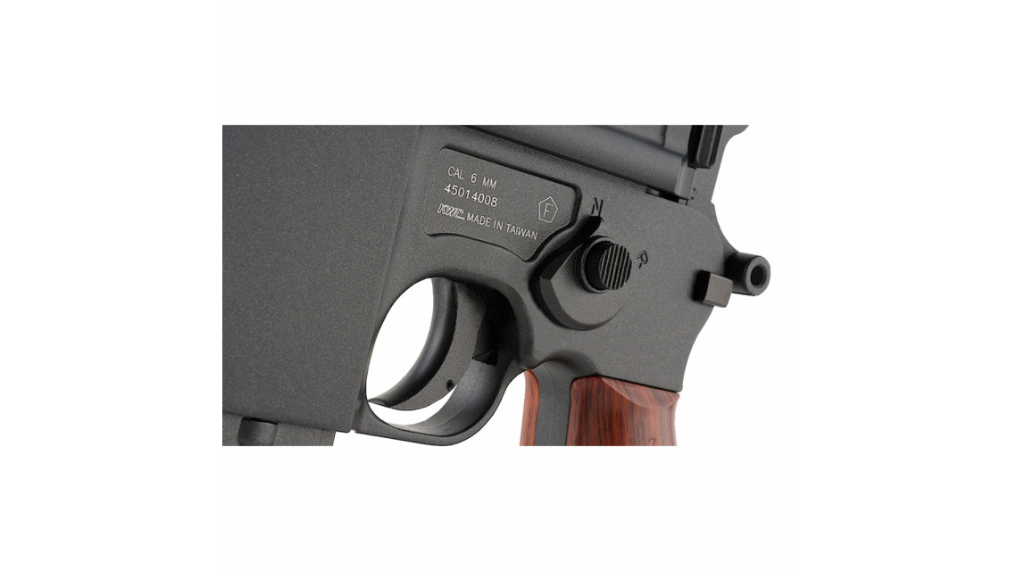 KWC MAUSER M712 Broomhandle GBB Pistol (CO2, 6mm)
