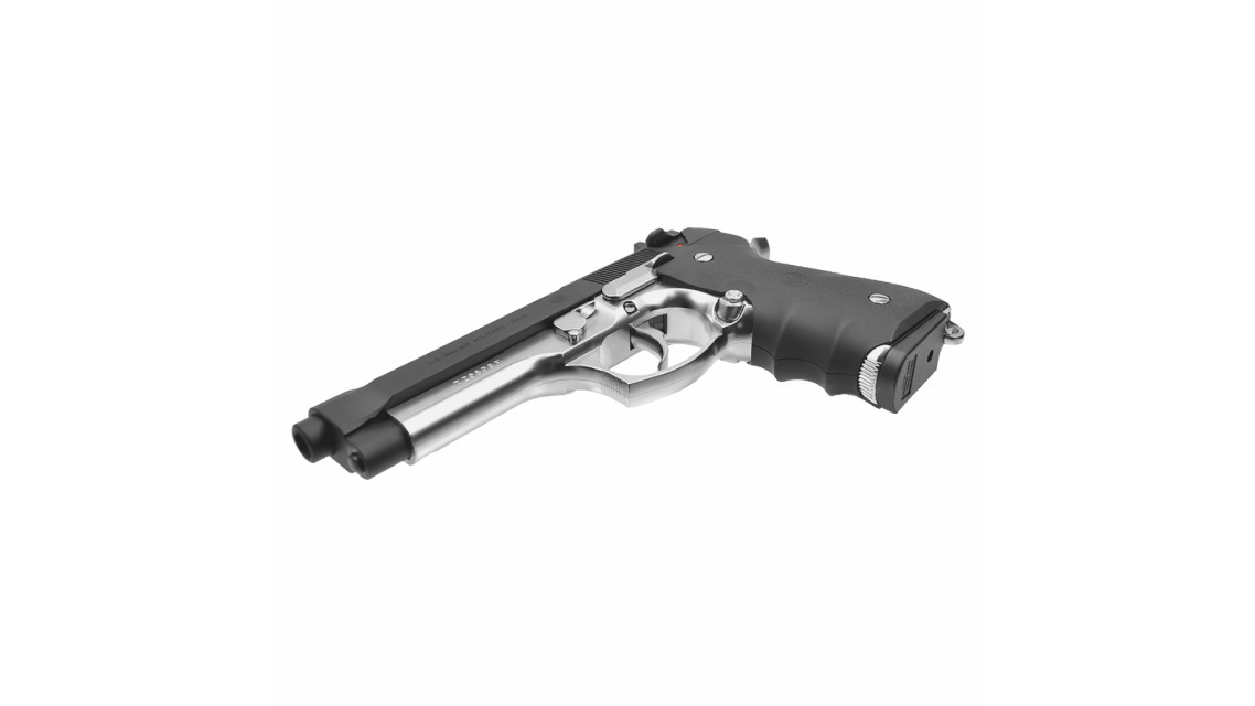 TOKYO MARUI M92F MILITARY GBB Pistol (Silver Frame) MPN: M92F-SF 