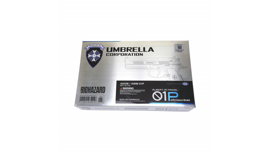TOKYO MARUI BIOHAZARD ALBERT.W.MODEL 01P GBB Pistol