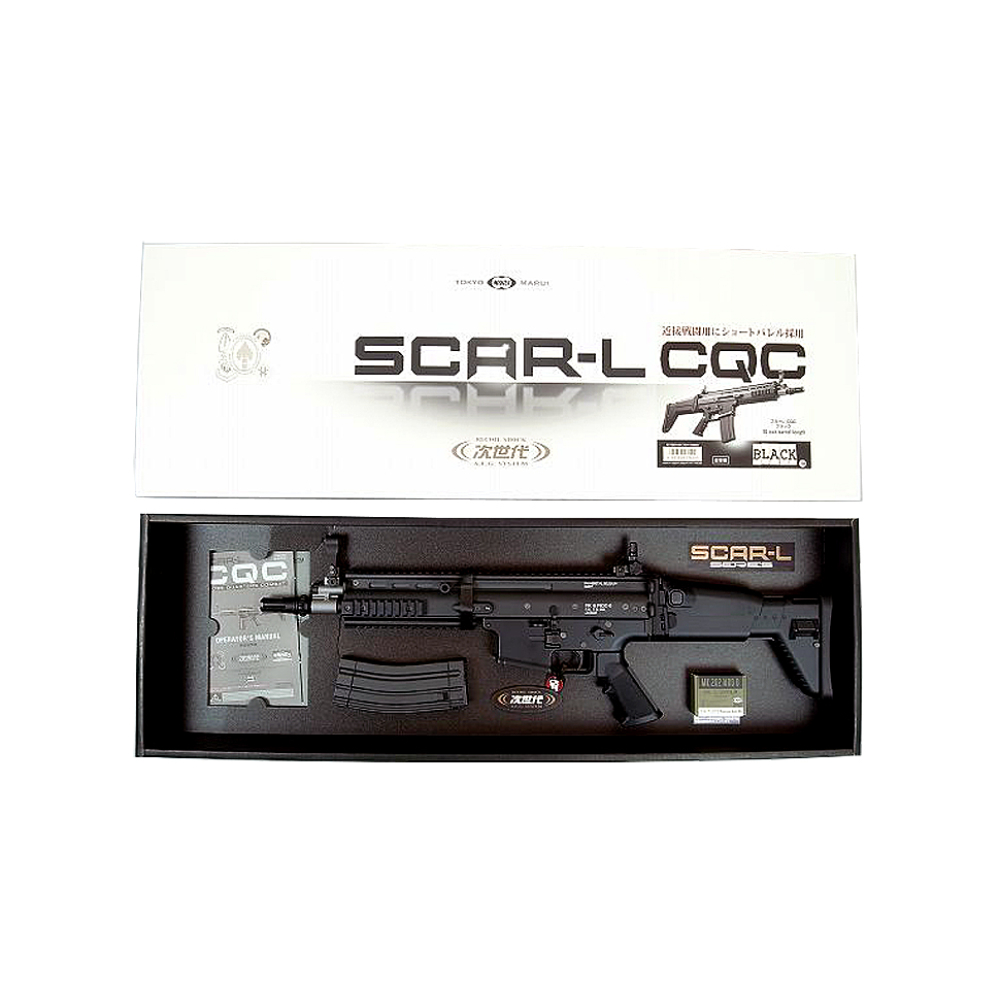 TOKYO MARUI SCAR-L CQC AEG Rifle (Black, Next Gen)