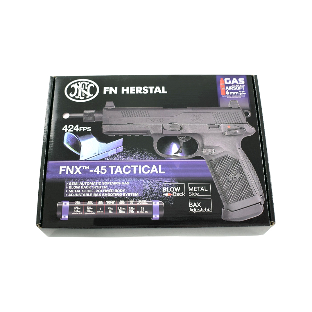 CYBERGUN FNX 45 TACTICAL GBB PISTOL (BLACK)