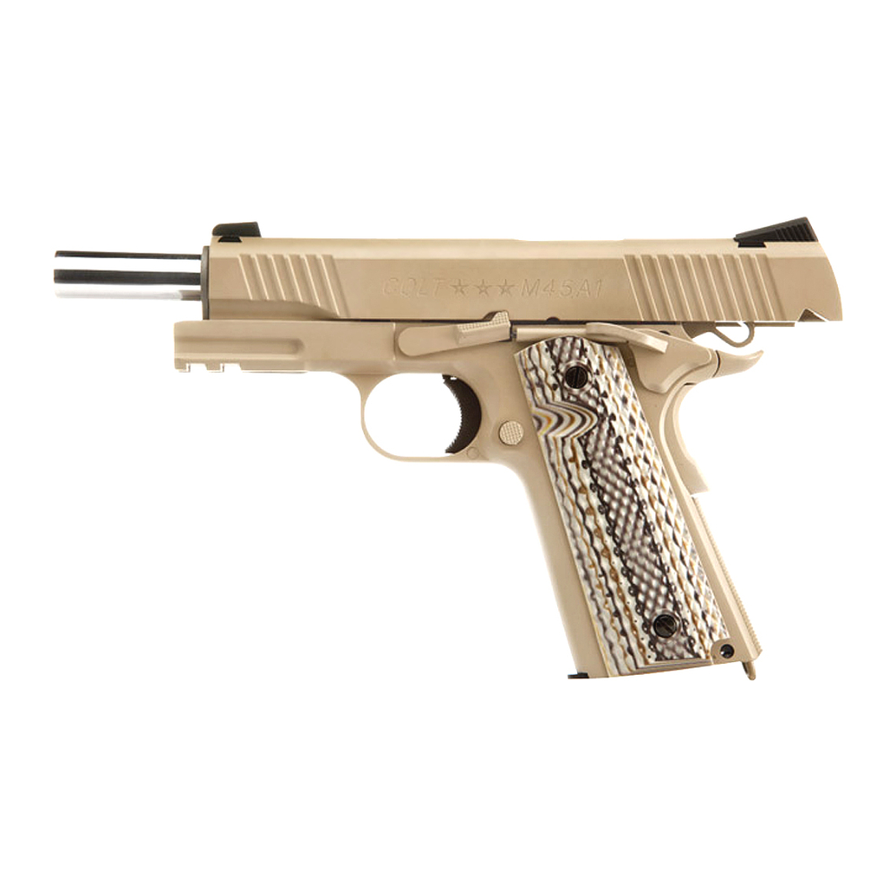 CyberGun airsoft pistol GBB Colt 1911 Rail Co2