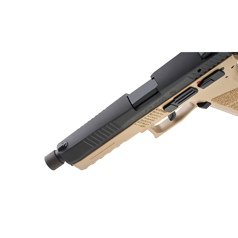 KJ WORKS CZ 75 P-09 Tactical GBB Pistol (GAS, TAN)