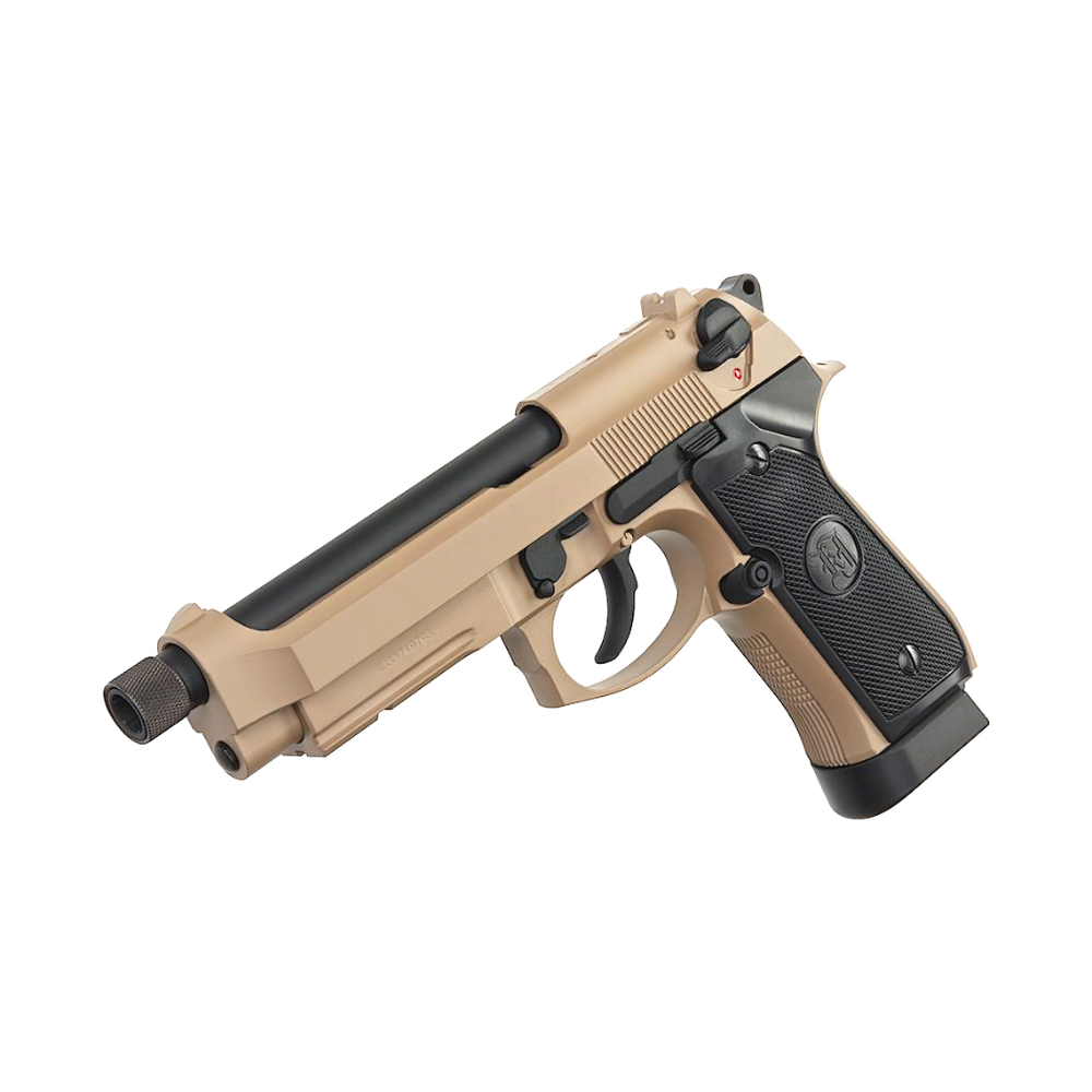 KJ WORKS M9A1 TBC GBB Pistol  (Full Metal, TAN, CO2)