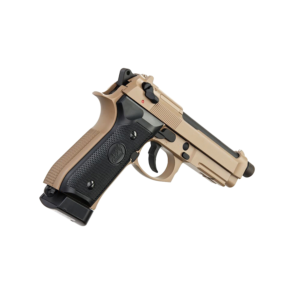 KJ WORKS M9A1 TBC GBB Pistol  (Full Metal, TAN, CO2)