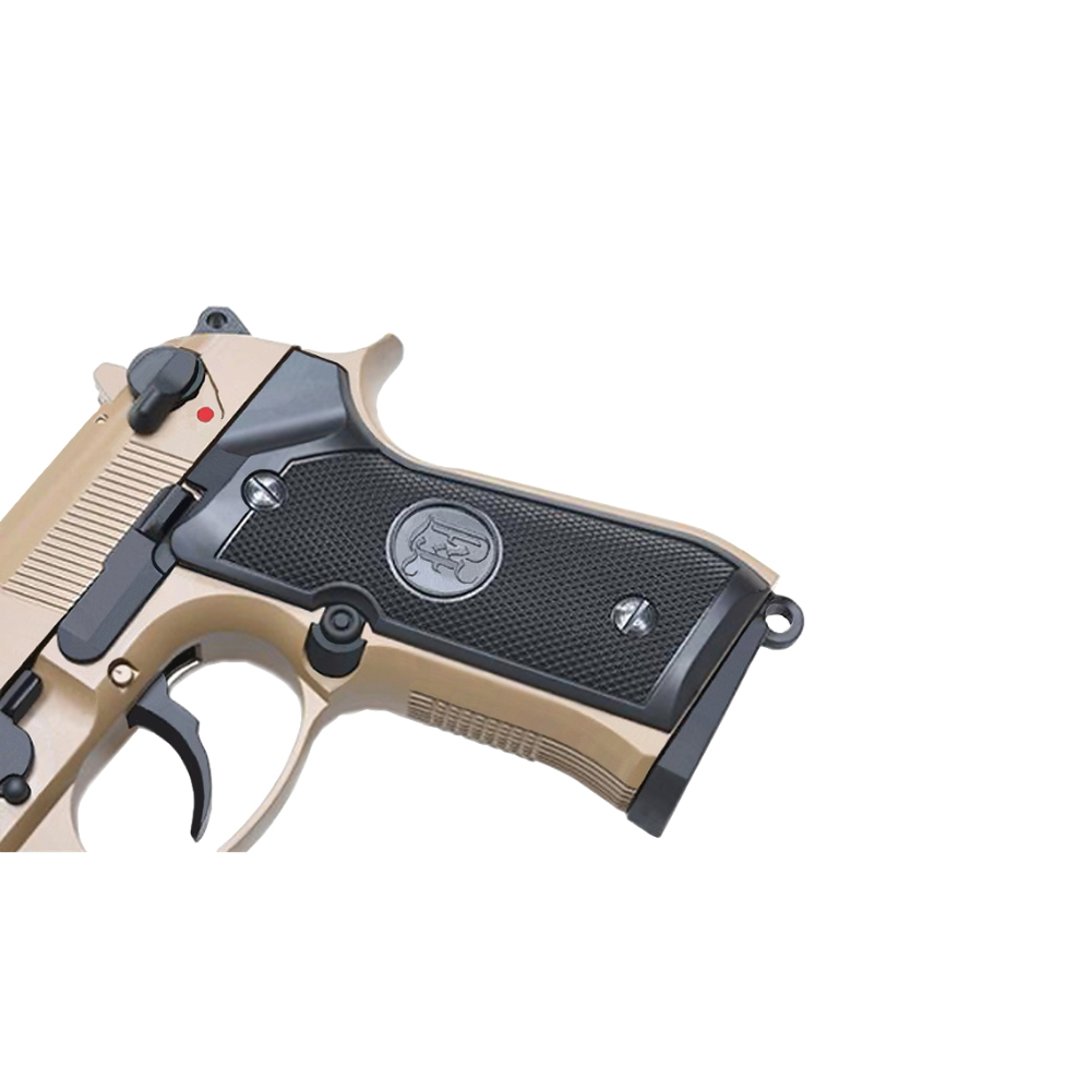 KJ WORKS M9A1 TBC GBB Pistol  (Full Metal, TAN, CO2)