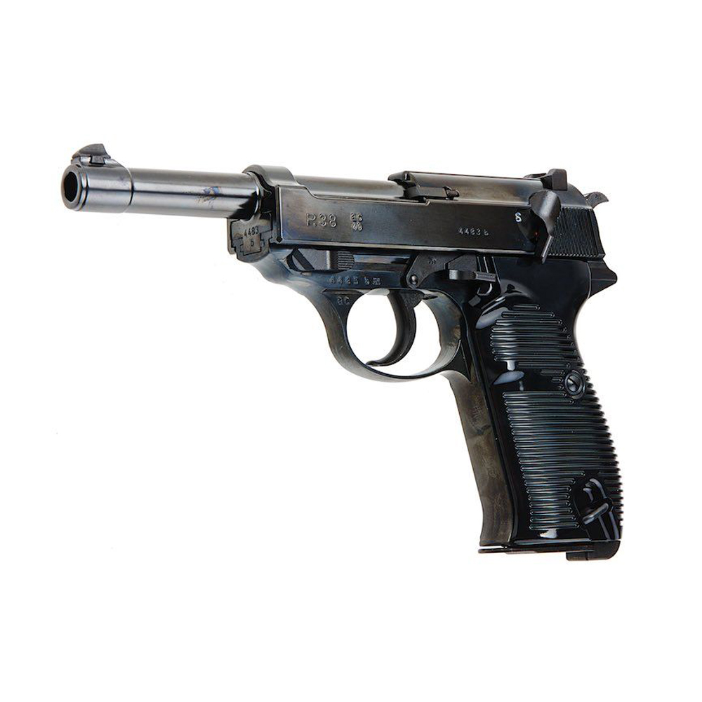 MARUZEN WALTHER P38 AC40.S GBB PISTOL (BLACK METAL FINISH)