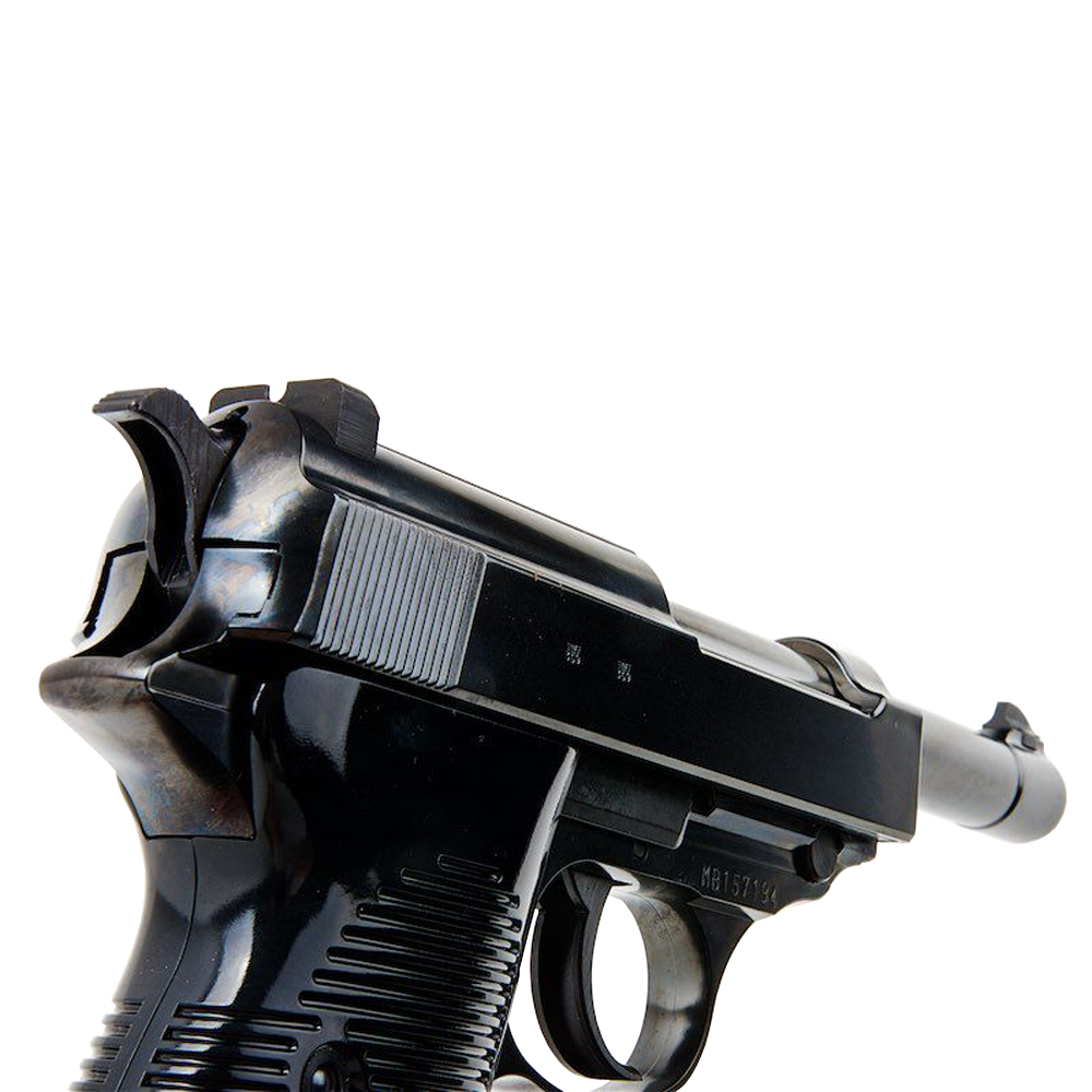 MARUZEN WALTHER P38 AC40.S GBB PISTOL (BLACK METAL FINISH)