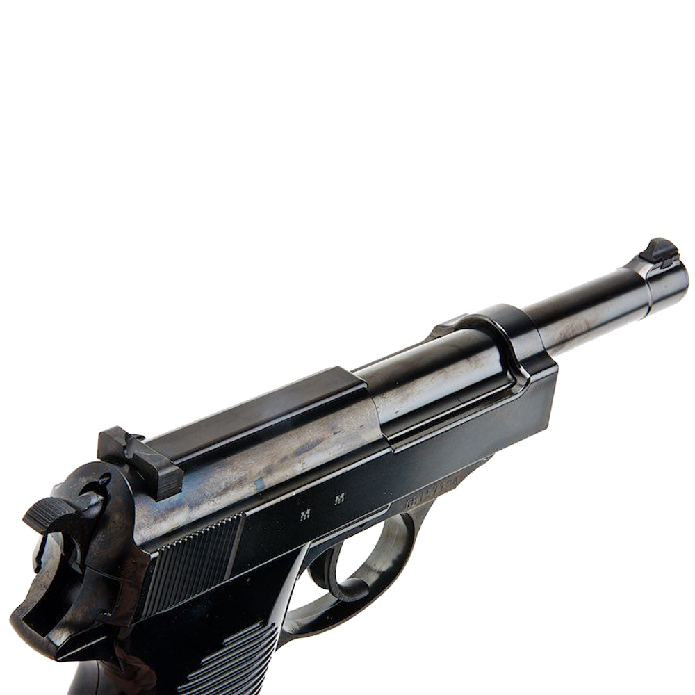MARUZEN WALTHER P38 AC40.S GBB PISTOL (BLACK METAL FINISH)