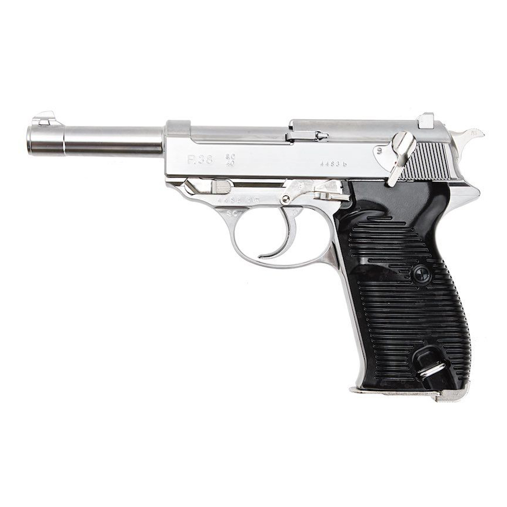 MARUZEN WALTHER P38 AC40.S GBB PISTOL (STAINLESS FINISH)
