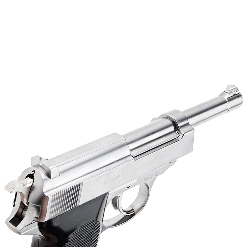MARUZEN WALTHER P38 AC40.S GBB PISTOL (STAINLESS FINISH)