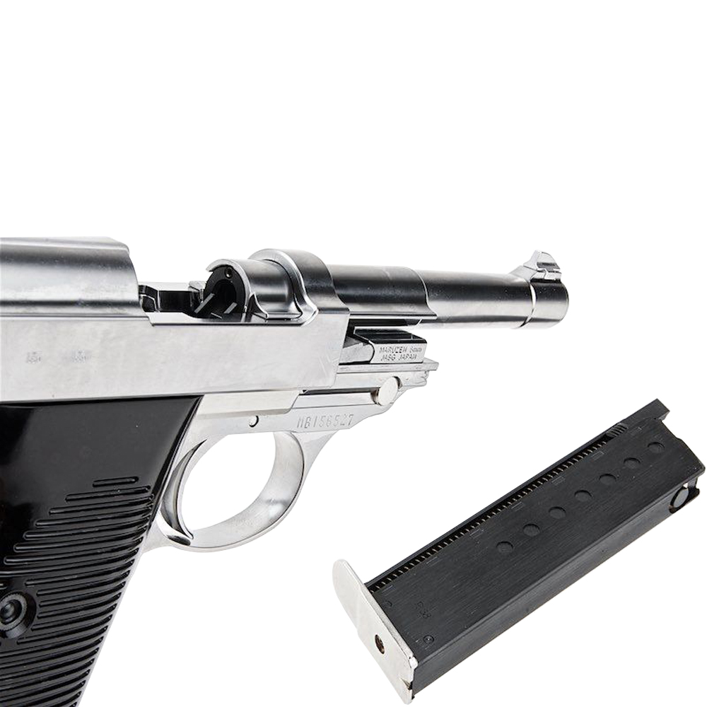 MARUZEN WALTHER P38 AC40.S GBB PISTOL (STAINLESS FINISH)