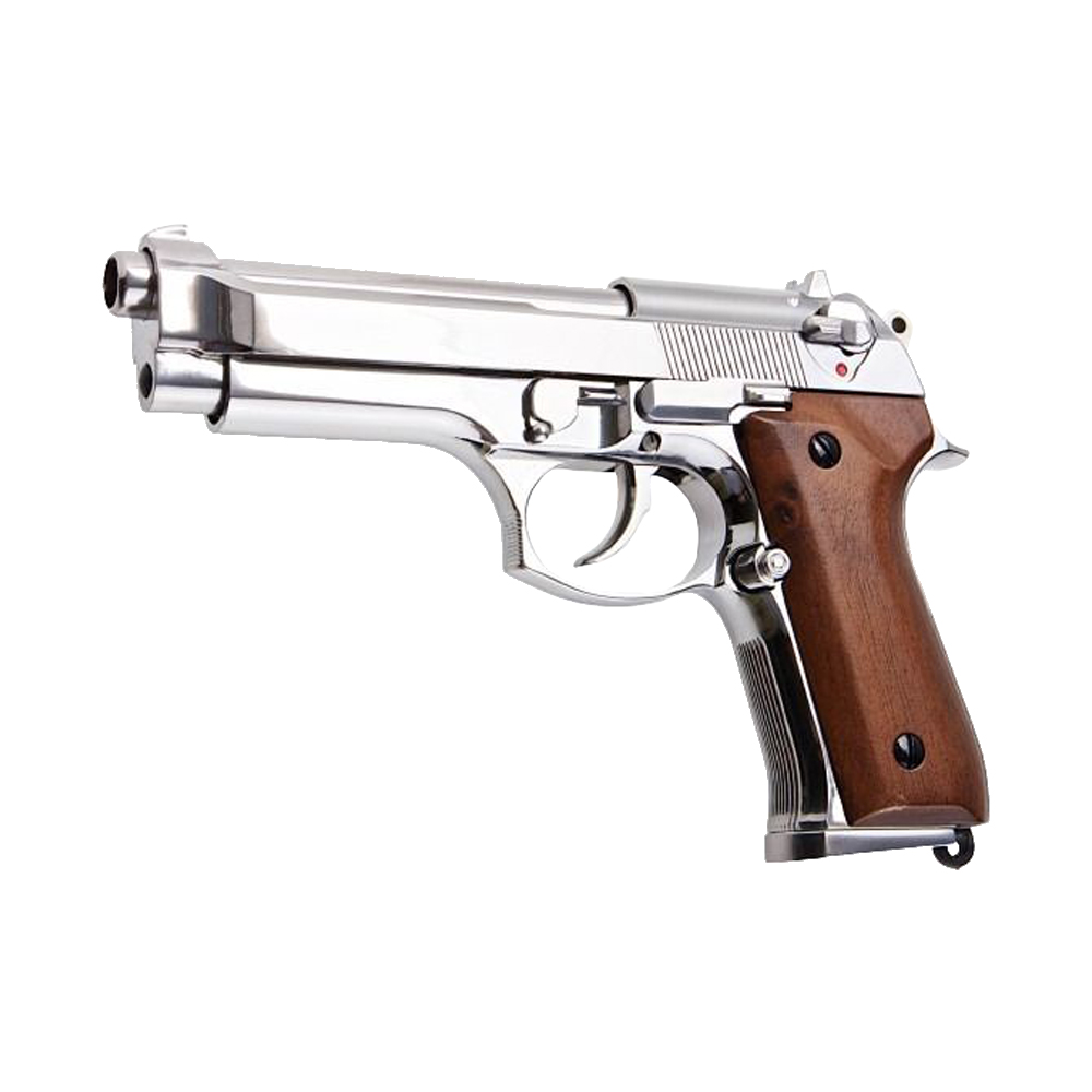 SRC M92 SR92 PLATINUM GBB PISTOL (WOOD GRIP)