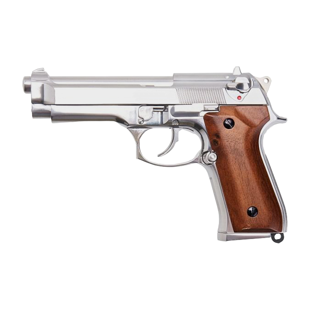SRC M92 SR92 PLATINUM GBB PISTOL (WOOD GRIP)