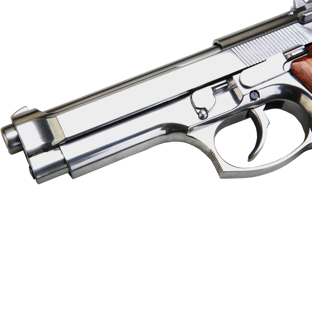 SRC M92 SR92 PLATINUM GBB PISTOL (WOOD GRIP)