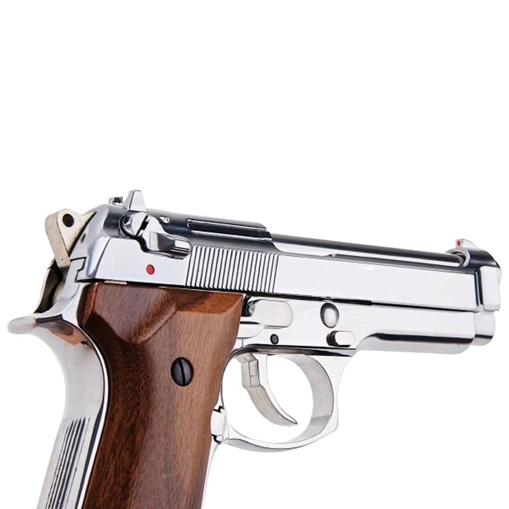 SRC M92 SR92 PLATINUM GBB PISTOL (WOOD GRIP)