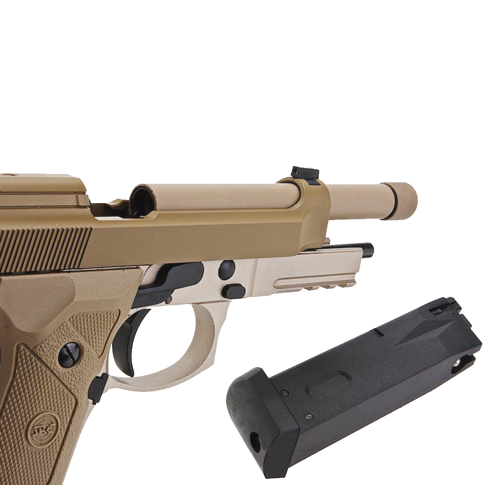 SRC M9A3 SR-92 A3 GBB PISTOL TAN