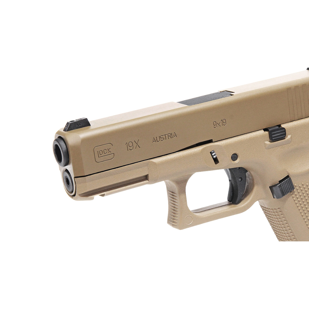 Umarex Glock 19x Green Gas GBB Airsoft Pistol - Tan (by VFC)