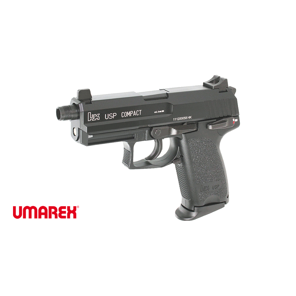 UMAREX / KWA H&K USP Compact Tactical GBB Airsoft - Black