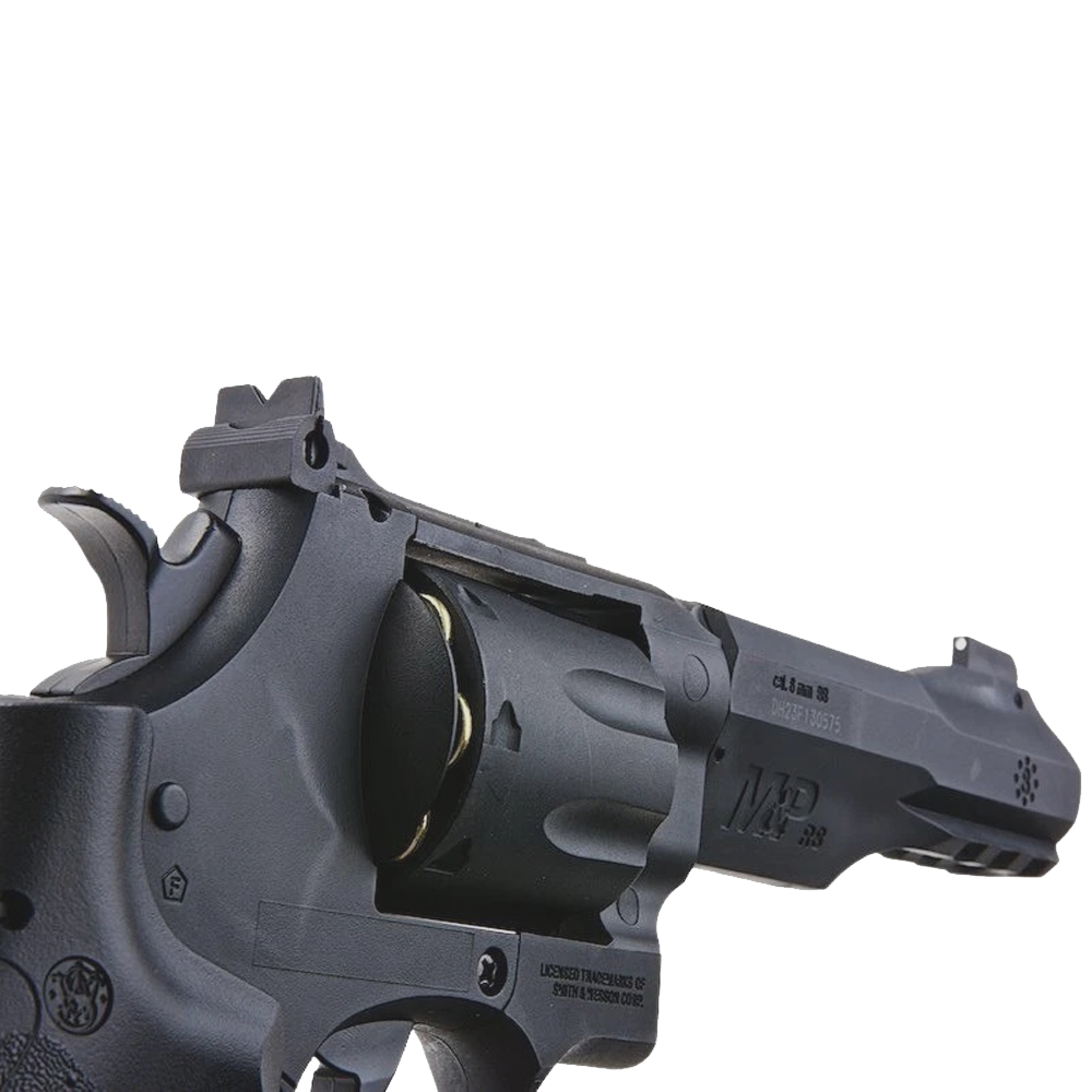 Umarex Smith & Wesson M&P R8 6mm Co2 Airsoft Revolver - Black (by Wingun)